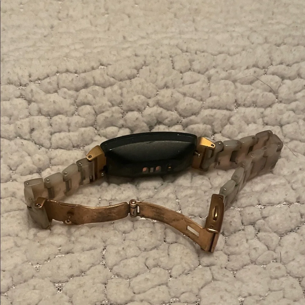 Fitbit Black and Tan Smartwatch